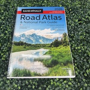 2026 Rand McNally Road Atlas & National Park Guide Book US Mexico Canada